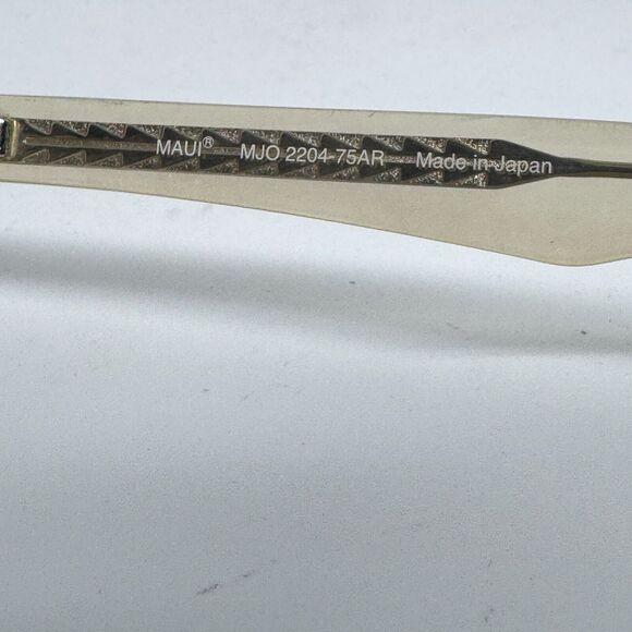 Maui Jim Eyewear MJO 2204-75AR Crystal 53-17-143 Flex Hinge Eyeglasses H15471 - Picture 6 of 7